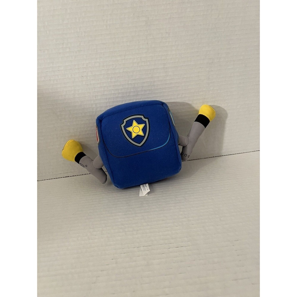 Build a Bear Paw Patrol CHASE Police Pup Blue Pack Backpack Plush Stuffed Toy‎